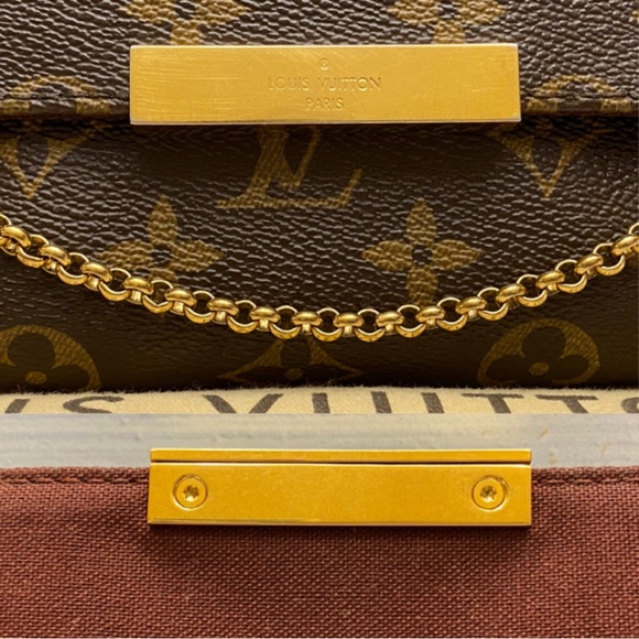 Louis Vuitton Favorite MM Monogram Chain Clutch Crossbody (DU4173) - Picture 4 of 12